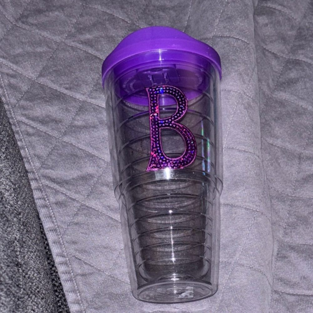 Tervis Purple Tumbler with Monogram B